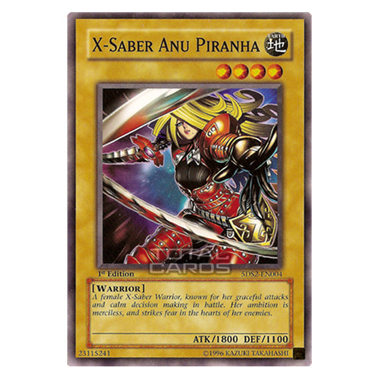 Yu-Gi-Oh! - Starter Deck: Yu-Gi-Oh! 5D's 2009 - X-Saber Anu Piranha (Common) 5DS2-EN004