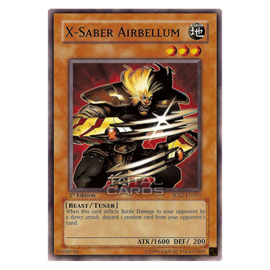 Yu-Gi-Oh! - Starter Deck: Yu-Gi-Oh! 5D's 2009 - X-Saber Airbellum (Common) 5DS2-EN019