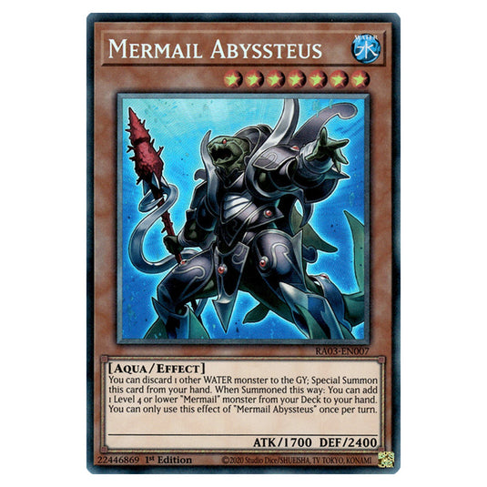 Yu-Gi-Oh! - Quarter Century Bonanza - Mermail Abyssteus (Collectors Rare) RA03-EN007