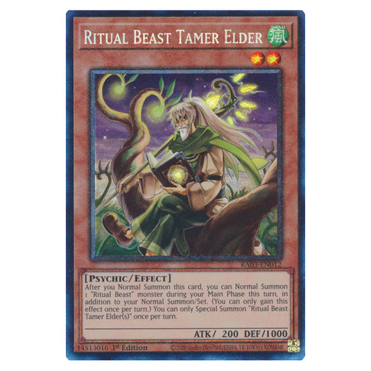 Yu-Gi-Oh! - Quarter Century Bonanza - Ritual Beast Tamer Elder (Collectors Rare) RA03-EN012