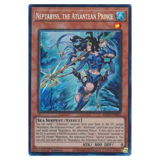 Yu-Gi-Oh! - Quarter Century Bonanza - Neptabyss, the Atlantean Prince (Collectors Rare) RA03-EN013