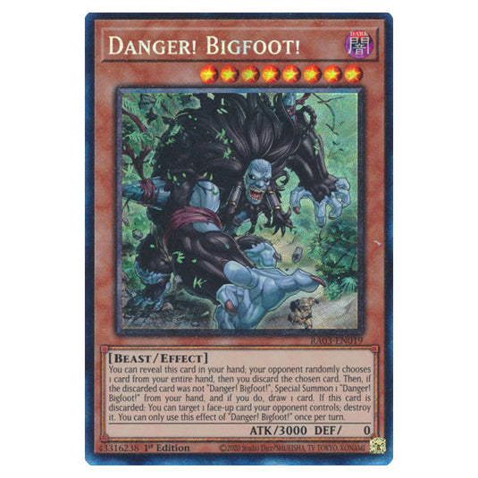 Yu-Gi-Oh! - Quarter Century Bonanza - Danger! Bigfoot! (Collectors Rare) RA03-EN019