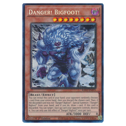 Yu-Gi-Oh! - Quarter Century Bonanza - Danger! Bigfoot! (Collectors Rare) RA03-EN019a