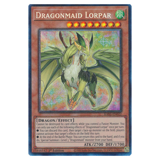 Yu-Gi-Oh! - Quarter Century Bonanza - Dragonmaid Lorpar (Collectors Rare) RA03-EN022
