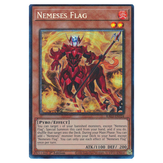 Yu-Gi-Oh! - Quarter Century Bonanza - Nemeses Flag (Collectors Rare) RA03-EN024