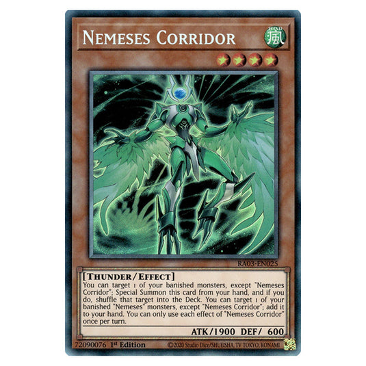 Yu-Gi-Oh! - Quarter Century Bonanza - Nemeses Corridor (Collectors Rare) RA03-EN025