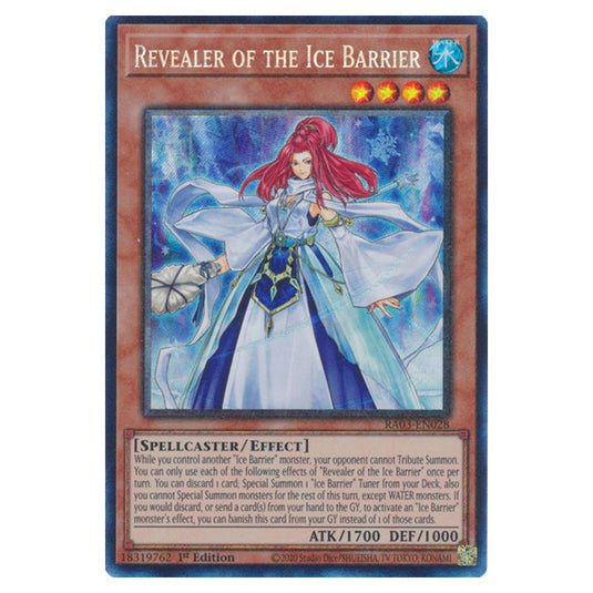 Yu-Gi-Oh! - Quarter Century Bonanza - Revealer of the Ice Barrier (Collectors Rare) RA03-EN028