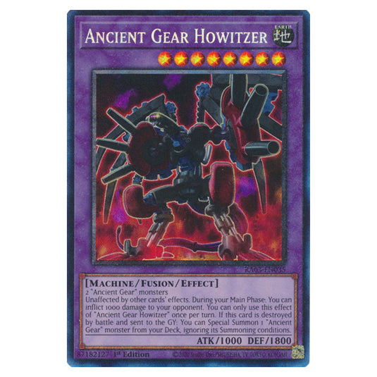 Yu-Gi-Oh! - Quarter Century Bonanza - Ancient Gear Howitzer (Collectors Rare) RA03-EN035