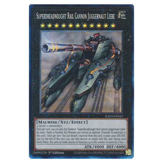 Yu-Gi-Oh! - Quarter Century Bonanza - Superdreadnought Rail Cannon Juggernaut Liebe (Collectors Rare) RA03-EN041