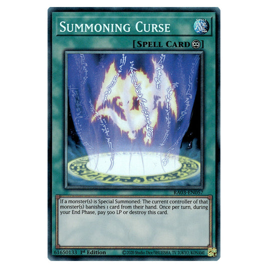 Yu-Gi-Oh! - Quarter Century Bonanza - Summoning Curse (Collectors Rare) RA03-EN057