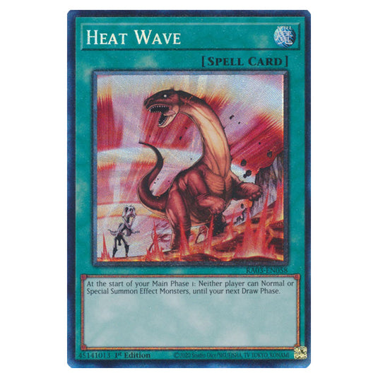Yu-Gi-Oh! - Quarter Century Bonanza - Heat Wave (Collectors Rare) RA03-EN058
