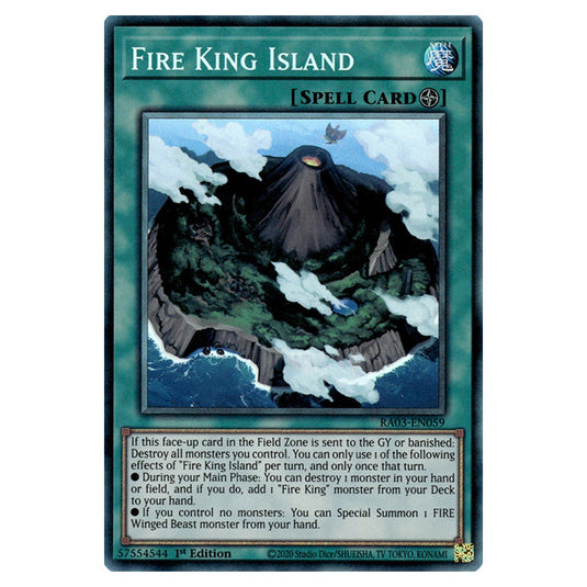 Yu-Gi-Oh! - Quarter Century Bonanza - Fire King Island (Collectors Rare) RA03-EN059