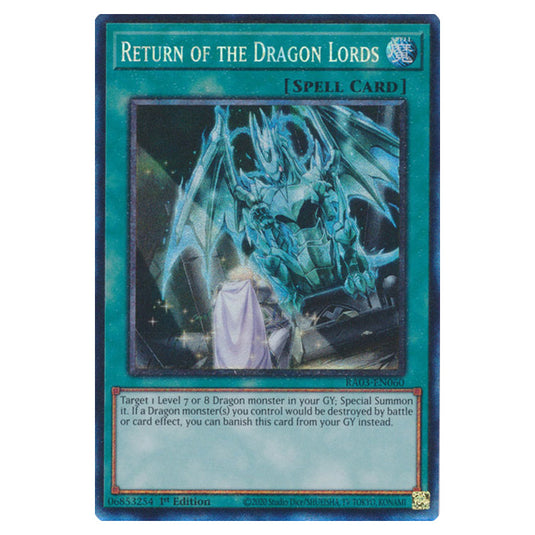 Yu-Gi-Oh! - Quarter Century Bonanza - Return of the Dragon Lords (Collectors Rare) RA03-EN060