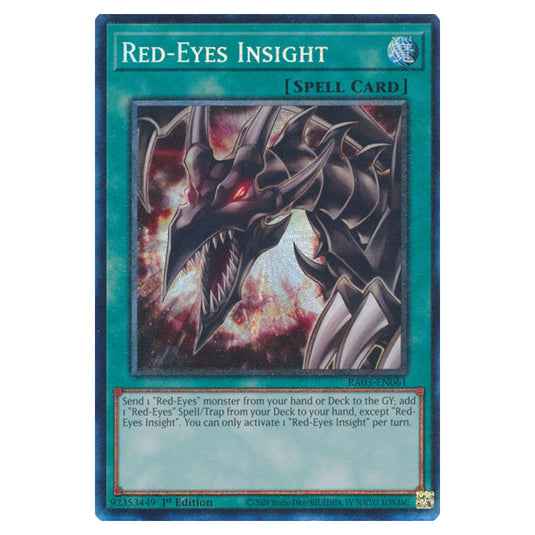 Yu-Gi-Oh! - Quarter Century Bonanza - Red-Eyes Insight (Collectors Rare) RA03-EN061