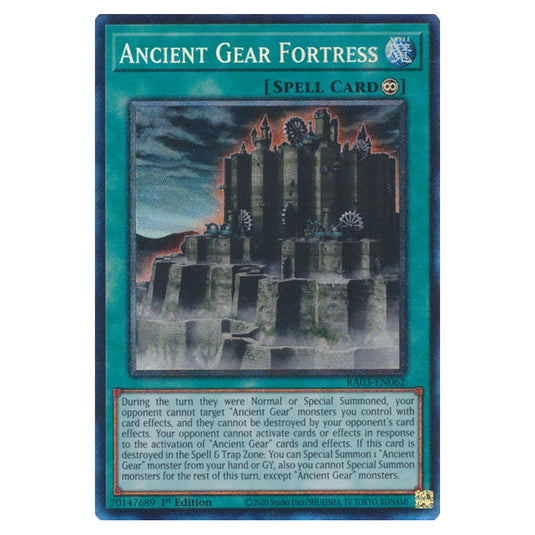 Yu-Gi-Oh! - Quarter Century Bonanza - Ancient Gear Fortress (Collectors Rare) RA03-EN062