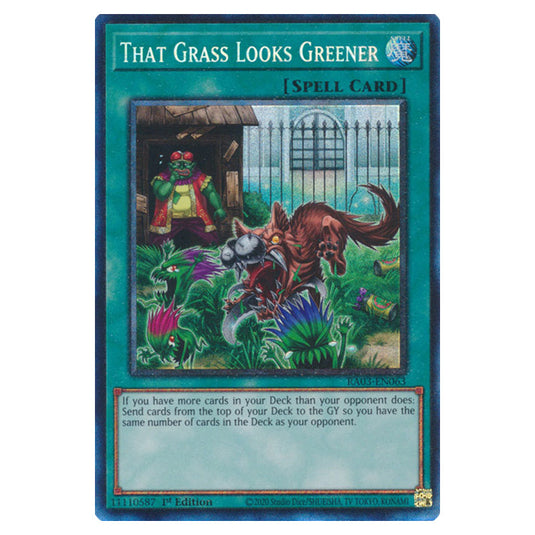 Yu-Gi-Oh! - Quarter Century Bonanza - That Grass Looks Greener (Collectors Rare) RA03-EN063