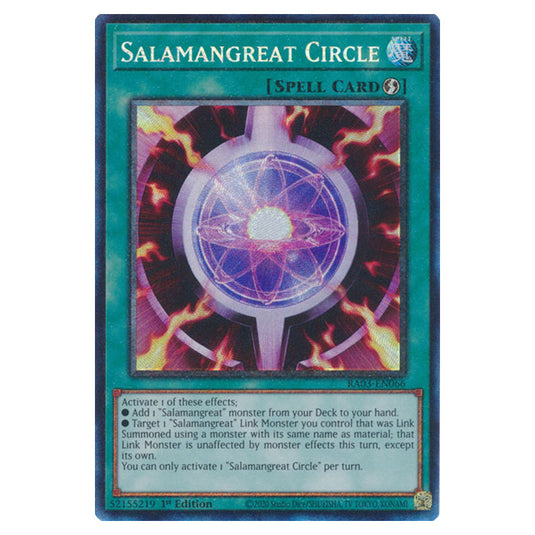 Yu-Gi-Oh! - Quarter Century Bonanza - Salamangreat Circle (Collectors Rare) RA03-EN066