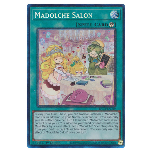 Yu-Gi-Oh! - Quarter Century Bonanza - Madolche Salon (Collectors Rare) RA03-EN069