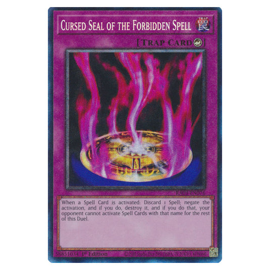 Yu-Gi-Oh! - Quarter Century Bonanza - Cursed Seal of the Forbidden Spell (Collectors Rare) RA03-EN076