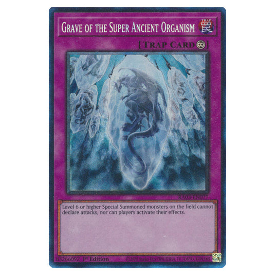 Yu-Gi-Oh! - Quarter Century Bonanza - Grave of the Super Ancient Organism (Collectors Rare) RA03-EN077