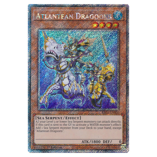 Yu-Gi-Oh! - Quarter Century Bonanza - Atlantean Dragoons (Platinum Secret Rare) RA03-EN006