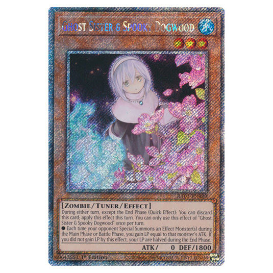 Yu-Gi-Oh! - Quarter Century Bonanza - Ghost Sister & Spooky Dogwood (Platinum Secret Rare) RA03-EN020a