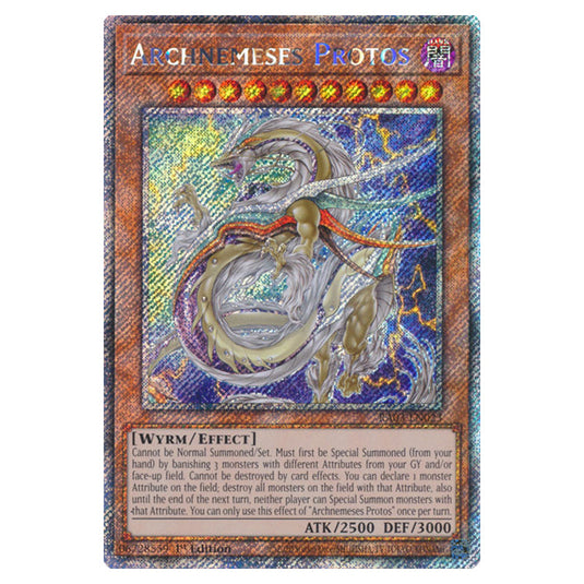 Yu-Gi-Oh! - Quarter Century Bonanza - Archnemeses Protos (Platinum Secret Rare) RA03-EN023