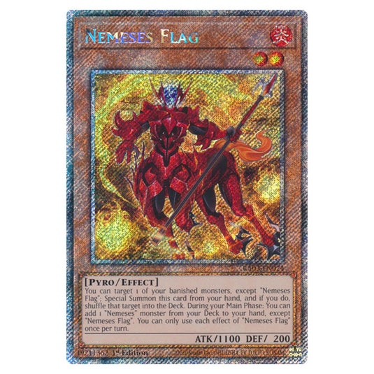 Yu-Gi-Oh! - Quarter Century Bonanza - Nemeses Flag (Platinum Secret Rare) RA03-EN024