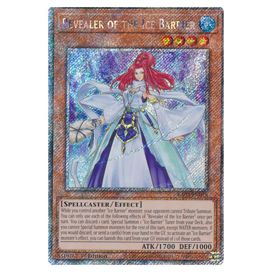Yu-Gi-Oh! - Quarter Century Bonanza - Revealer of the Ice Barrier (Platinum Secret Rare) RA03-EN028
