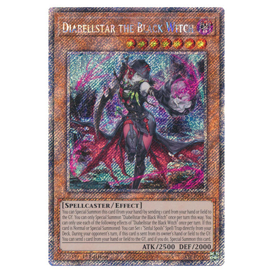 Yu-Gi-Oh! - Quarter Century Bonanza - Diabellstar the Black Witch (Platinum Secret Rare) RA03-EN032
