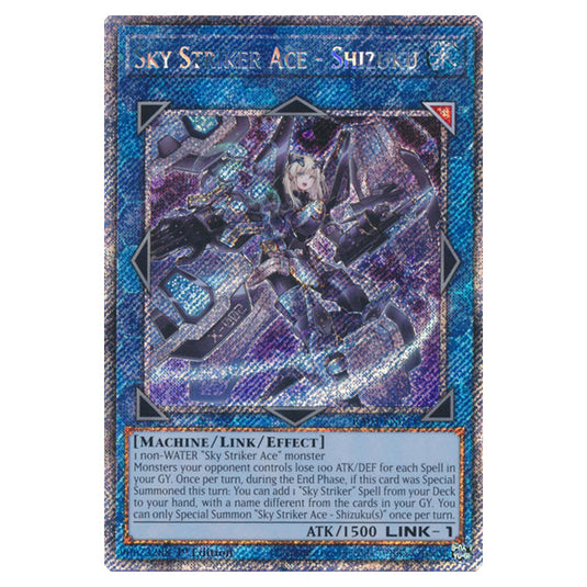 Yu-Gi-Oh! - Quarter Century Bonanza - Sky Striker Ace - Shizuku (Platinum Secret Rare) RA03-EN043