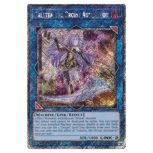 Yu-Gi-Oh! - Quarter Century Bonanza - Galatea, the Orcust Automaton (Platinum Secret Rare) RA03-EN044