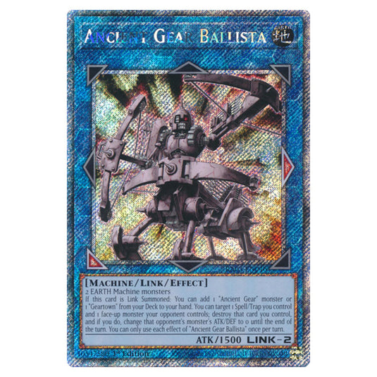 Yu-Gi-Oh! - Quarter Century Bonanza - Ancient Gear Ballista (Platinum Secret Rare) RA03-EN046
