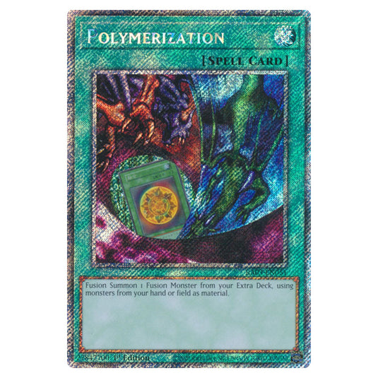 Yu-Gi-Oh! - Quarter Century Bonanza - Polymerization (Platinum Secret Rare) RA03-EN051