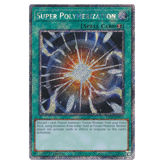 Yu-Gi-Oh! - Quarter Century Bonanza - Super Polymerization (Platinum Secret Rare) RA03-EN053