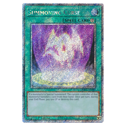 Yu-Gi-Oh! - Quarter Century Bonanza - Summoning Curse (Platinum Secret Rare) RA03-EN057