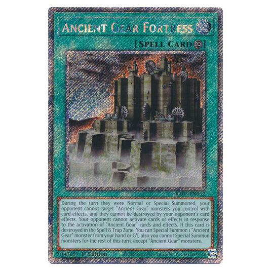 Yu-Gi-Oh! - Quarter Century Bonanza - Ancient Gear Fortress (Platinum Secret Rare) RA03-EN062