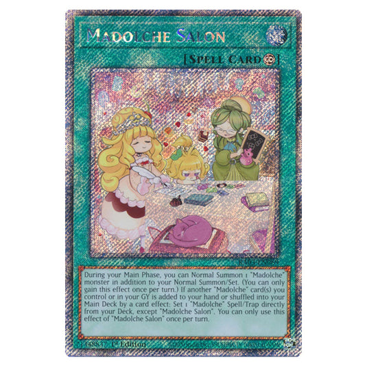 Yu-Gi-Oh! - Quarter Century Bonanza - Madolche Salon (Platinum Secret Rare) RA03-EN069
