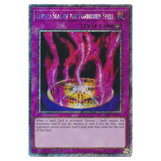 Yu-Gi-Oh! - Quarter Century Bonanza - Cursed Seal of the Forbidden Spell (Platinum Secret Rare) RA03-EN076