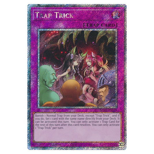 Yu-Gi-Oh! - Quarter Century Bonanza - Trap Trick (Platinum Secret Rare) RA03-EN078