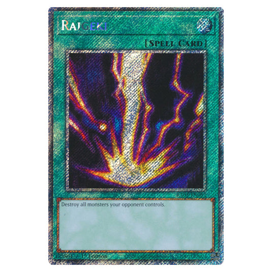Yu-Gi-Oh! - Quarter Century Bonanza - Raigeki (Platinum Secret Rare) RA03-EN083