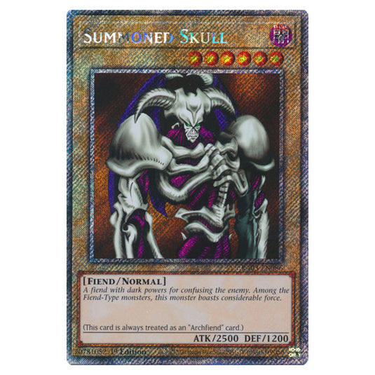 Yu-Gi-Oh! - Quarter Century Bonanza - Summoned Skull (Platinum Secret Yu-Gi-Oh! - Quarter Century Bonanza - Summoned Skull (Platinum Secret