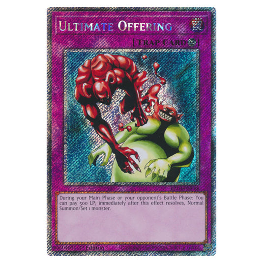 Yu-Gi-Oh! - Quarter Century Bonanza - Ultimate Offering (Platinum Secret Rare) RA03-EN088