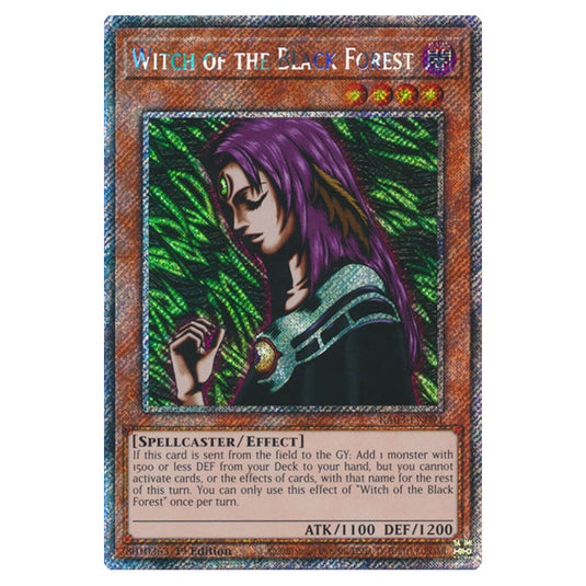 Yu-Gi-Oh! - Quarter Century Bonanza - Witch of the Black Forest (Platinum Secret Rare) RA03-EN091