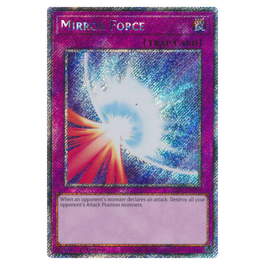 Yu-Gi-Oh! - Quarter Century Bonanza - Mirror Force (Platinum Secret Ra Yu-Gi-Oh! - Quarter Century Bonanza - Mirror Force (Platinum Secret Ra
