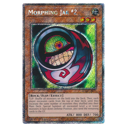 Yu-Gi-Oh! - Quarter Century Bonanza - Morphing Jar #2 (Platinum Secret Rare) RA03-EN100