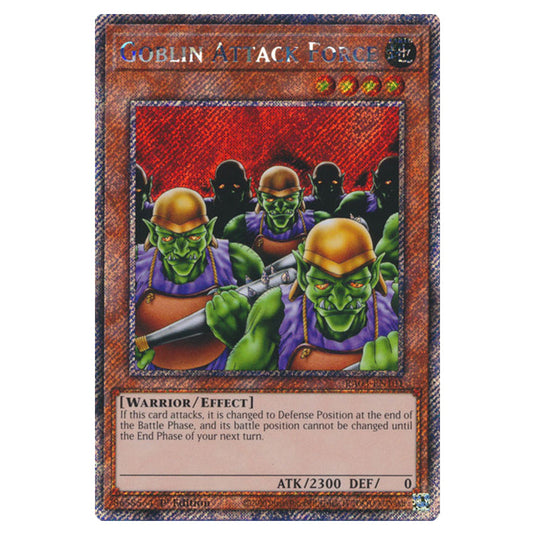 Yu-Gi-Oh! - Quarter Century Bonanza - Goblin Attack Force (Platinum Secret Rare) RA03-EN101