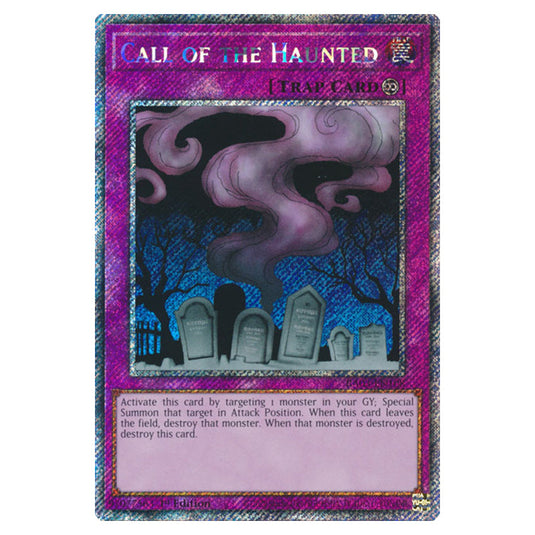 Yu-Gi-Oh! - Quarter Century Bonanza - Call of the Haunted (Platinum Secret Rare) RA03-EN108