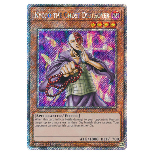 Yu-Gi-Oh! - Quarter Century Bonanza - Kycoo the Ghost Destroyer (Platinum Secret Rare) RA03-EN110