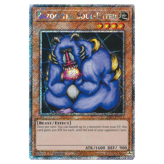 Yu-Gi-Oh! - Quarter Century Bonanza - Bazoo the Soul-Eater (Platinum Secret Rare) RA03-EN111